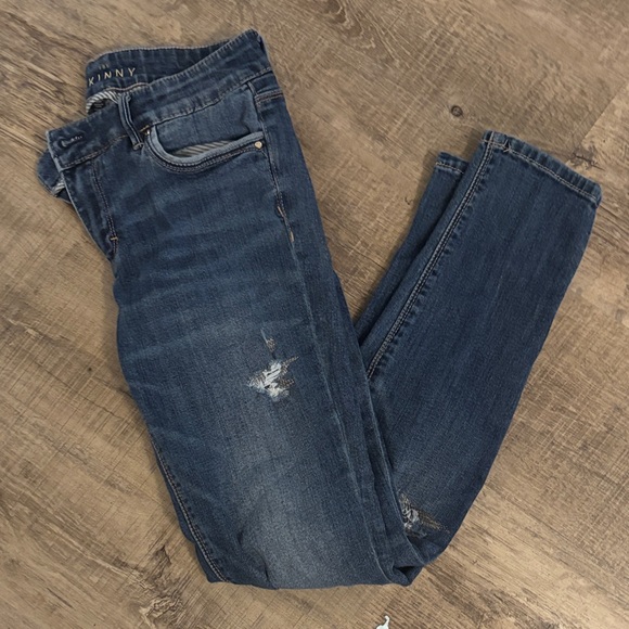 White House Black Market Denim - Women's WHBM Dark Blue Skinny Jeans